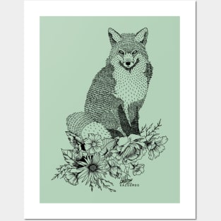 Little Black Fox Posters and Art